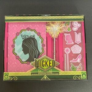 Target Glinda Journal Set with Pom Pom Pen and Puffy Sticker Sheet.  Ships Fast!